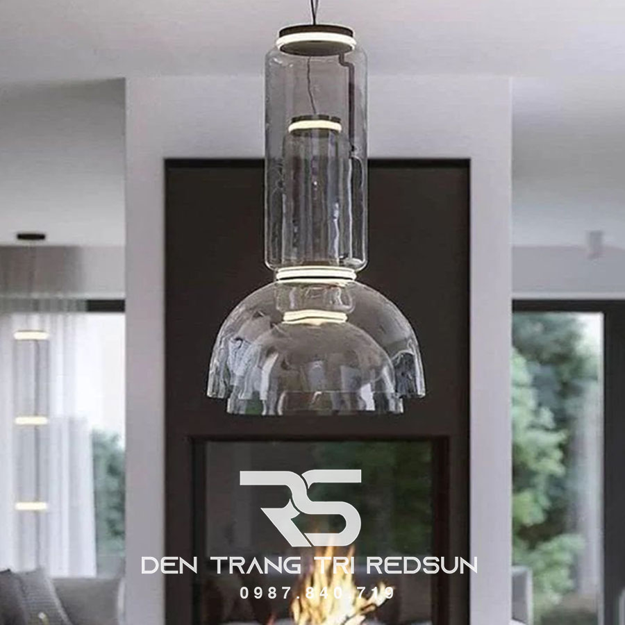 Đèn Thả Bàn Ăn Hiện Đại Phong Cách Italia Chóa Thủy Tinh CDT-T056