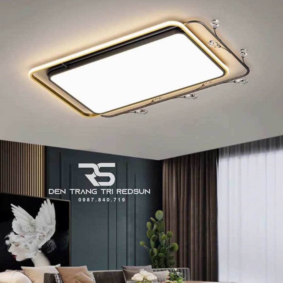 Đèn Mâm Ốp Trần Phòng Khách, Phòng Ngủ Hiện Đại MN101