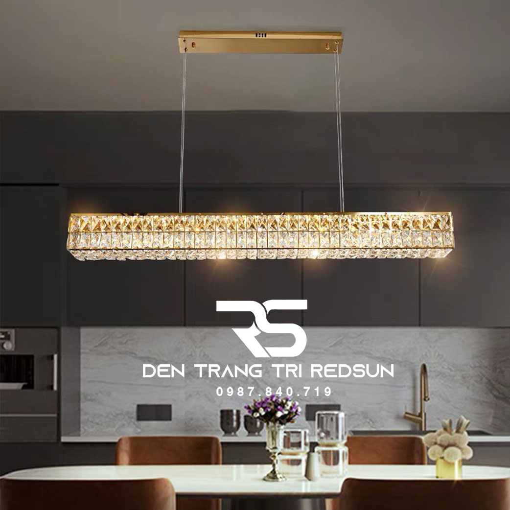 Đèn Thả Pha Lê Bàn Ăn, Bàn Đảo Hiện Đại  TPL083