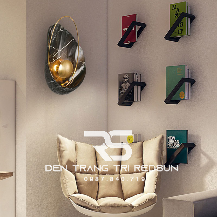 Đèn Tường Trang Trí Phòng Khách, Phòng Ngủ, Cầu Thang Dáng Vỏ Sò Phong Cách Bắc Âu DT-BVK130
