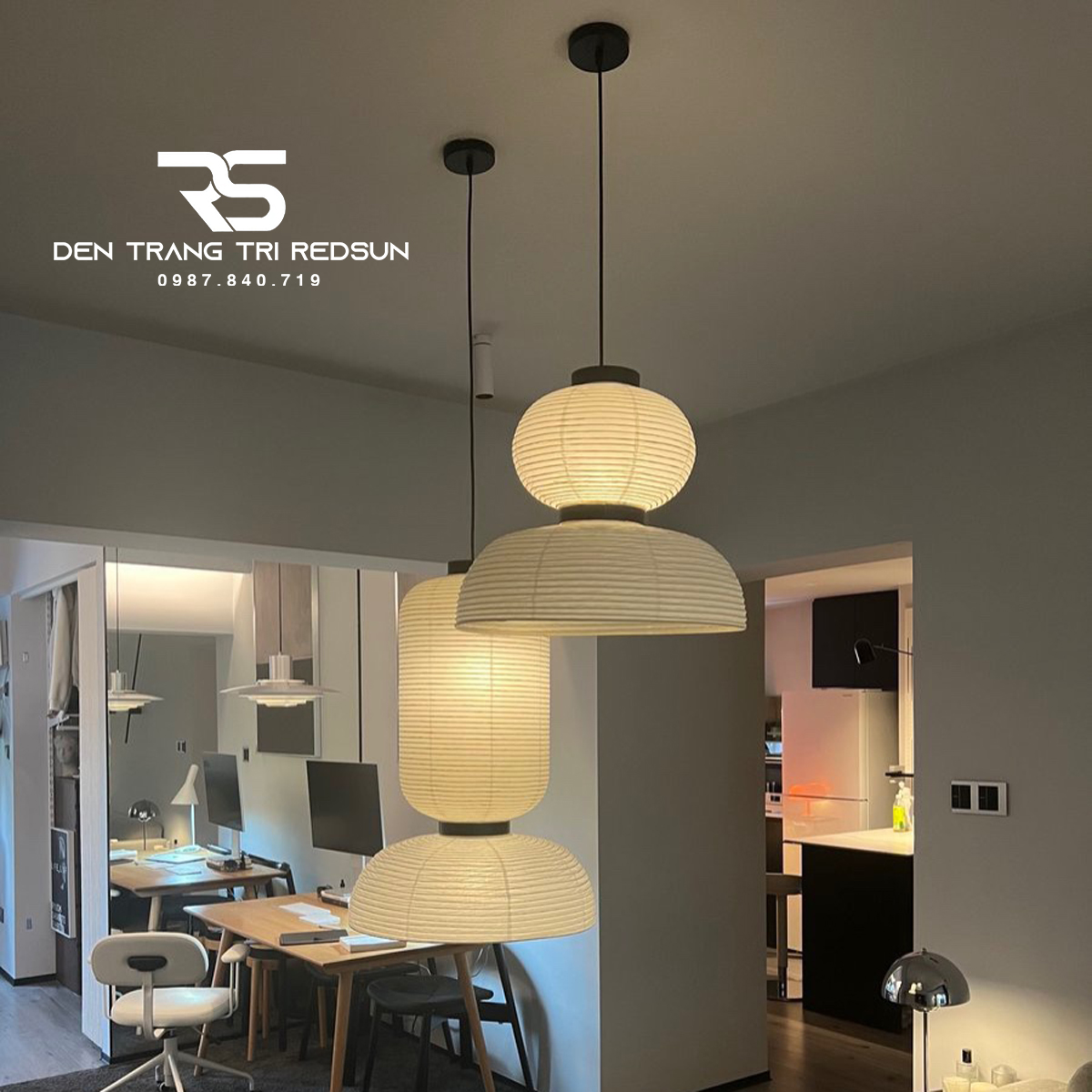 Đèn Thả Hiện Đại Phong Cách Japandi CDT-T064