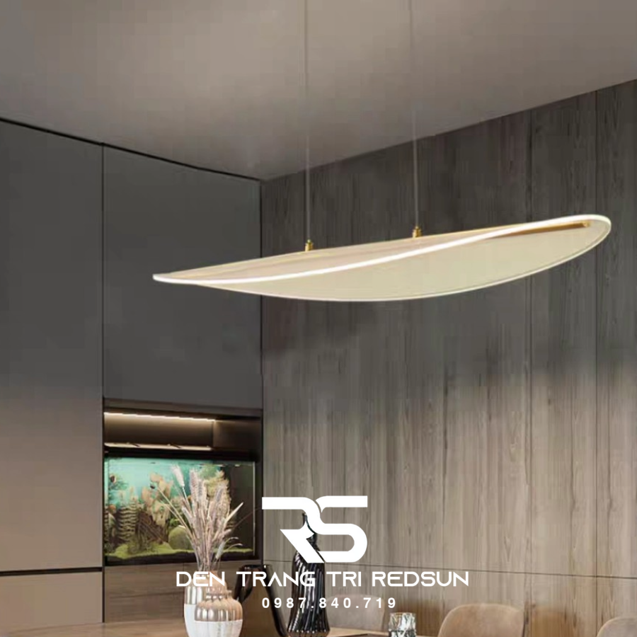 Đèn Thả Bàn Ăn Hiện Đại Hình Lá Acrylic Phong Cách Bắc Âu DC-T090