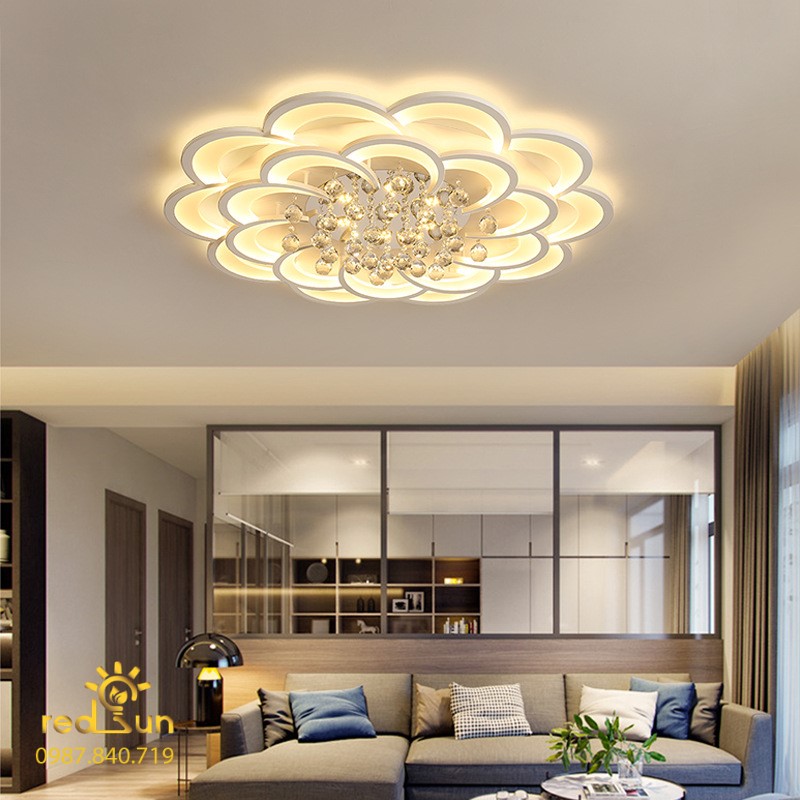 Mâm ốp trần hoa xoáy 16 cánh OP-003