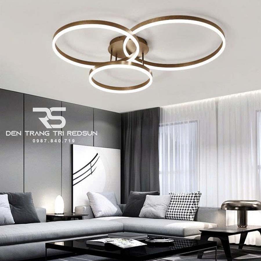 Đèn Mâm Ốp Trần Phòng Khách, Phòng Ngủ Hiện Đại MN345