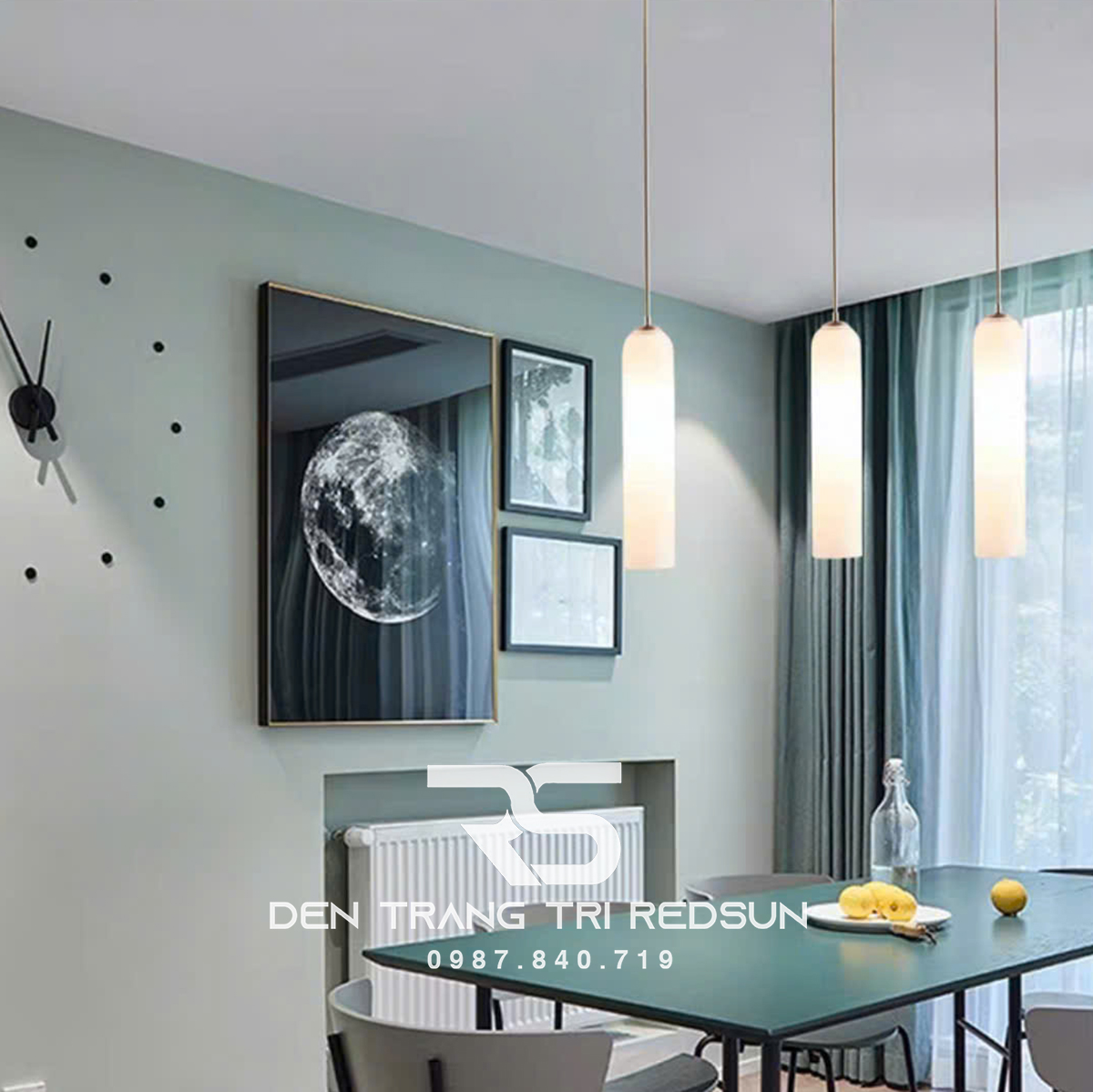 Đèn Thả Hiện Đại Bắc Âu Choá Thuỷ Tinh CDT-L011