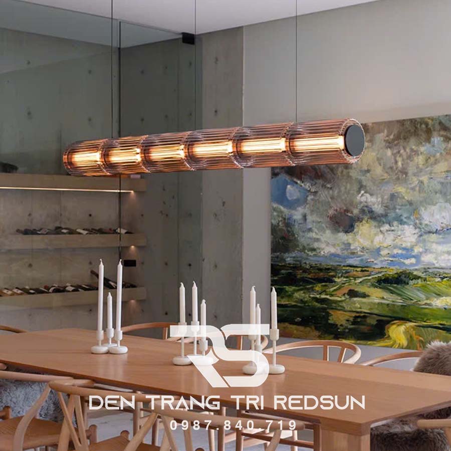 Đèn Thả Bàn Ăn Hiện Đại Phong Cách Bắc Âu Dạng Khối DC-T118