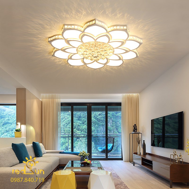 Mâm ốp trần sen đá OP-002