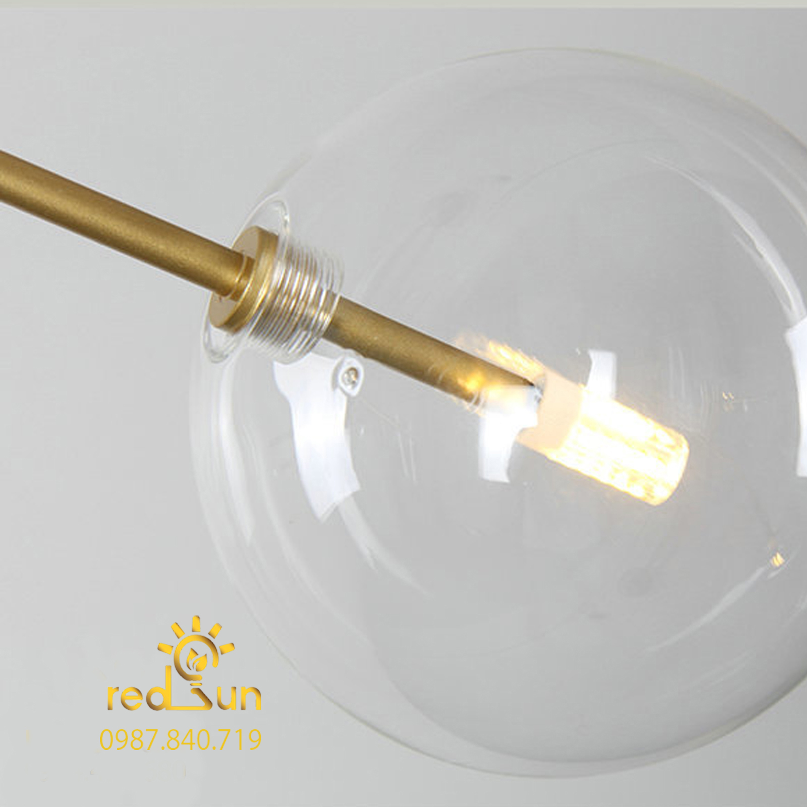 Đèn chùm chóa thủy tinh phong cách hiện đại DC-L026