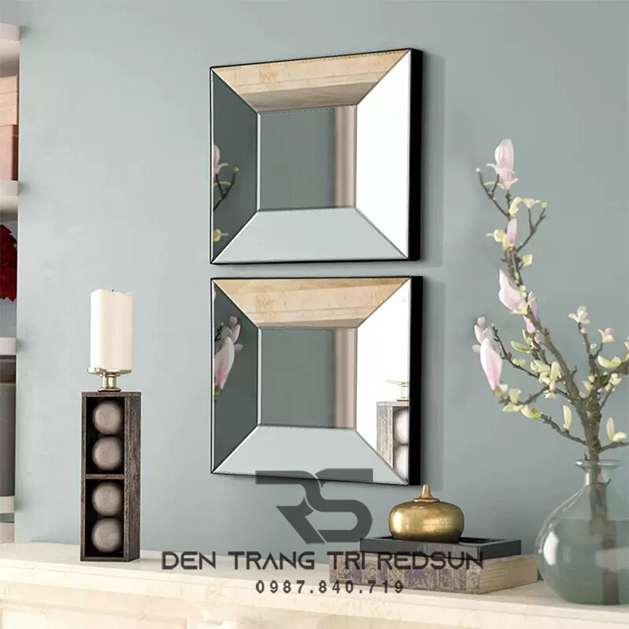 Gương Treo Tường Trang Trí Phòng Khách, Phòng Ngủ, Nhà Tắm Phong Cách Bắc Âu GDC-005