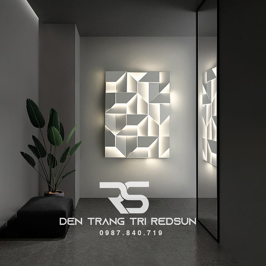 Tranh Đèn Treo Tường Nghệ Thuật Trang Trí Phòng Khách, Phòng Ngủ, Hành Lang Phong Cách Bắc Âu DDC-006