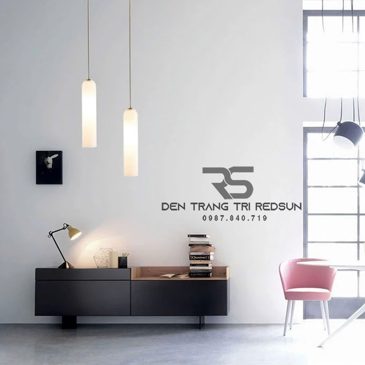 Đèn Thả Hiện Đại Bắc Âu Choá Thuỷ Tinh CDT-L011