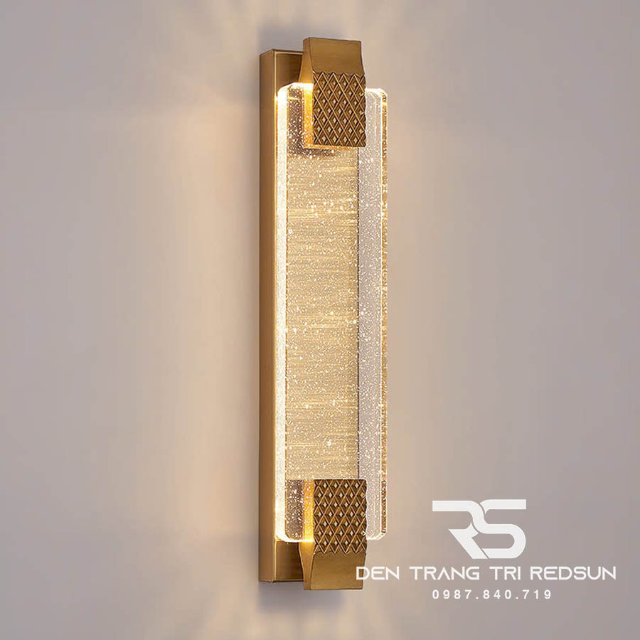 Đèn Tường Trang Trí Phòng Khách, Phòng Ngủ, Cầu Thang Phong Cách Bắc Âu Chất Liệu Pha Lê DTP-001