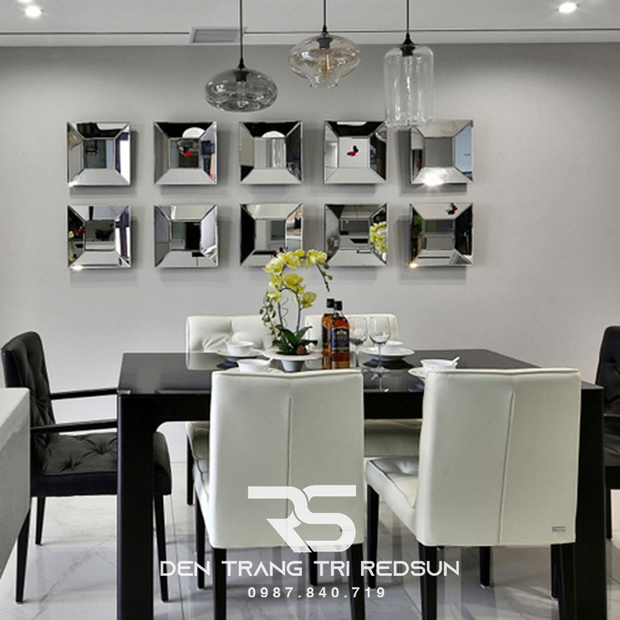 Gương Treo Tường Trang Trí Phòng Khách, Phòng Ngủ, Nhà Tắm Phong Cách Bắc Âu GDC-005