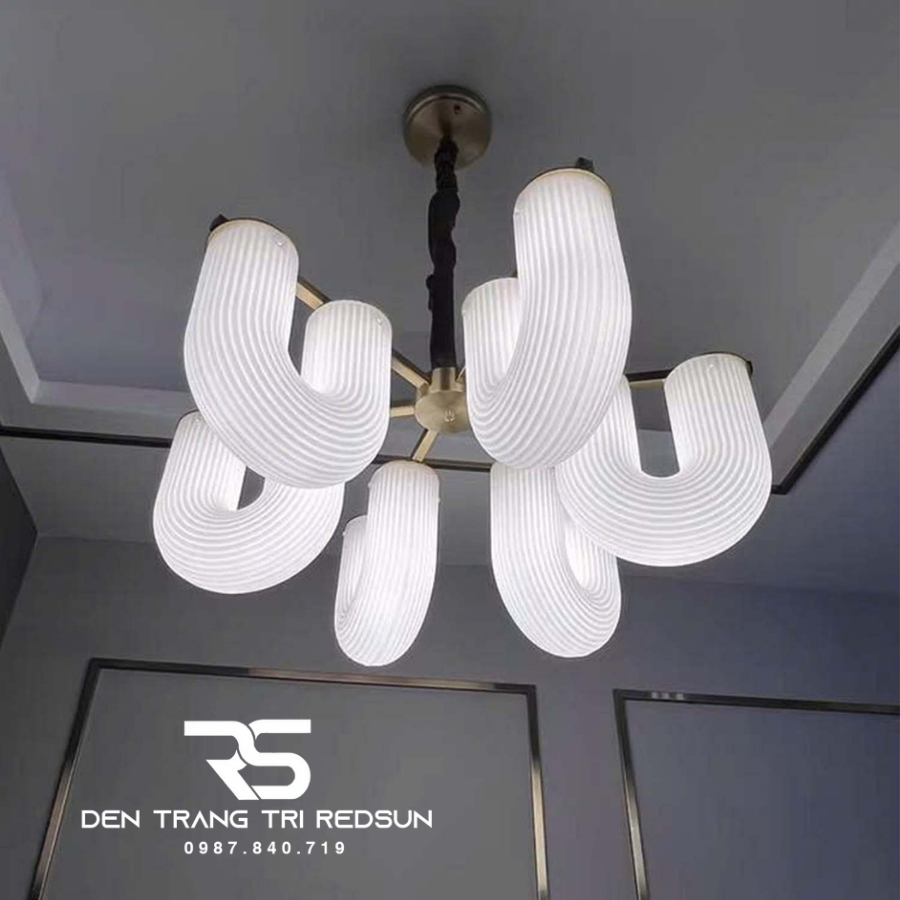 Đèn Chùm Trang Trí Phòng Khách, Sảnh Chờ, Phòng Ăn, Phòng Ngủ Hình Chữ U Phong Cách Bắc Âu DC-T110