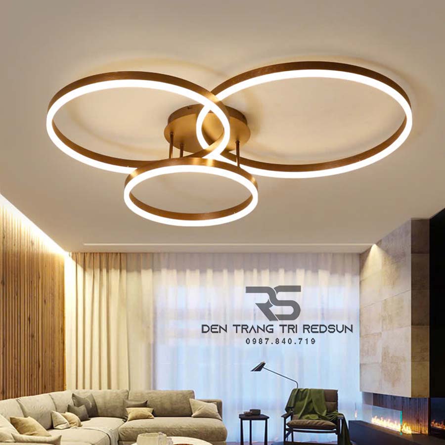 Đèn Mâm Ốp Trần Phòng Khách, Phòng Ngủ Hiện Đại MN345