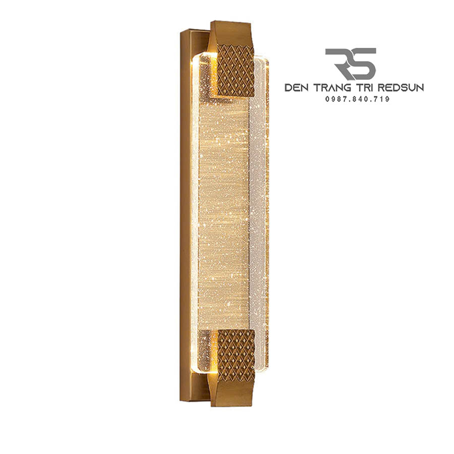 Đèn Tường Trang Trí Phòng Khách, Phòng Ngủ, Cầu Thang Phong Cách Bắc Âu Chất Liệu Pha Lê DTP-001
