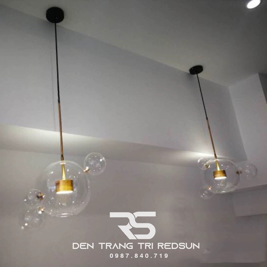 Đèn Thả Bàn Ăn Hiện Đại Phong Cách Bắc Âu Chóa Thủy Tinh CDT-L007
