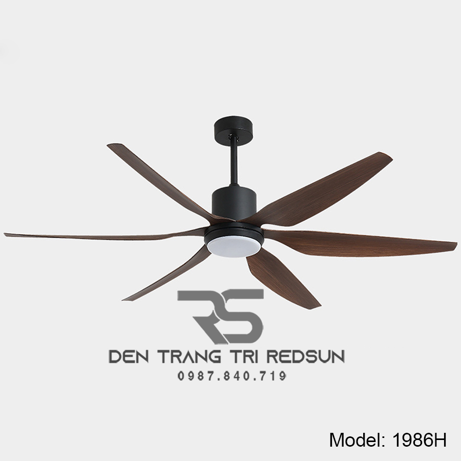 Quạt Trần Đèn Trang Trí Phòng Khách, Phòng Ngủ - 56YY-1986HD