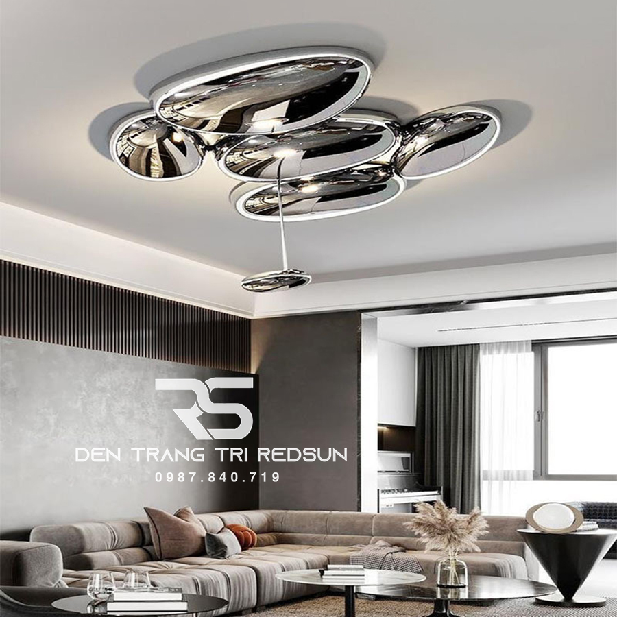 Đèn Ốp Trần Hiện Đại Phòng Khách, Phòng Ngủ Phong Cách Bắc Âu Skydro OT-019