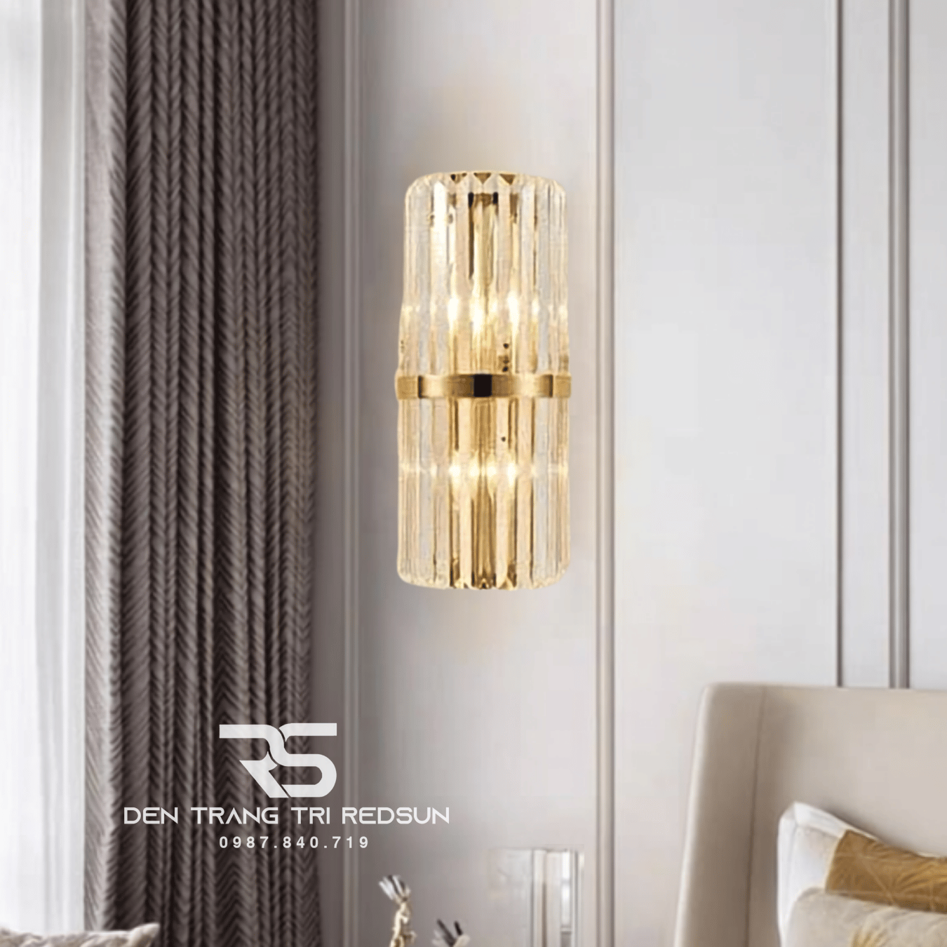 Đèn Tường Pha Lê Trang Trí Phòng Khách, Phòng Ngủ, Phòng Ăn Hiện Đại DT-C6618