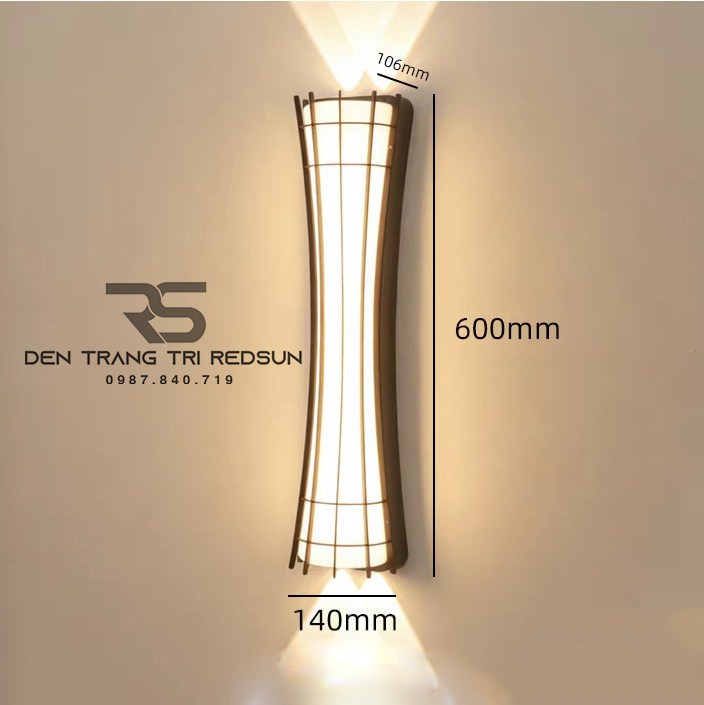 Đèn Tường Chống Nước Trang Trí Ngoài Trời Nhà Hàng, Khách Sạn, Biệt Thự, Sân Vườn DTOD-SW3022