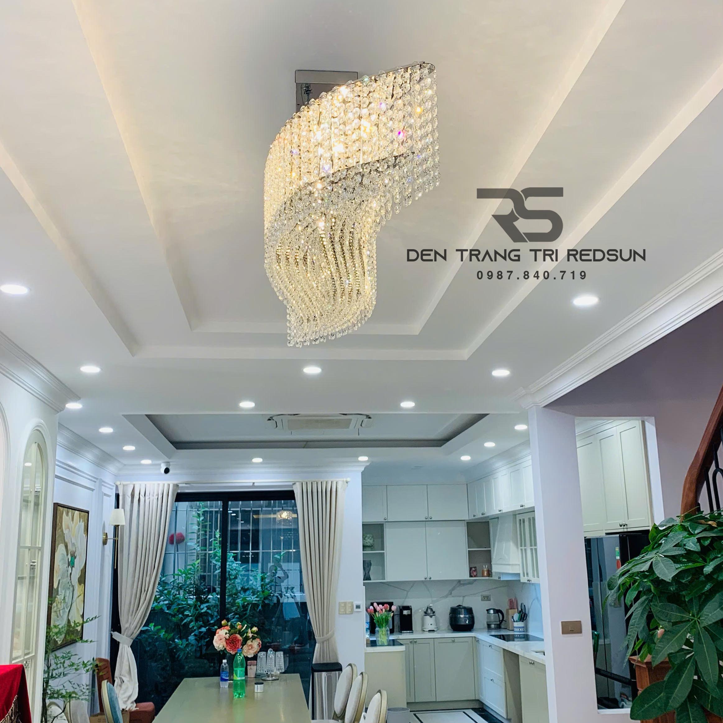 Đèn Thả Pha Lê Phòng Khách, Phòng Ngủ, Bàn Ăn Hiện Đại TPL077