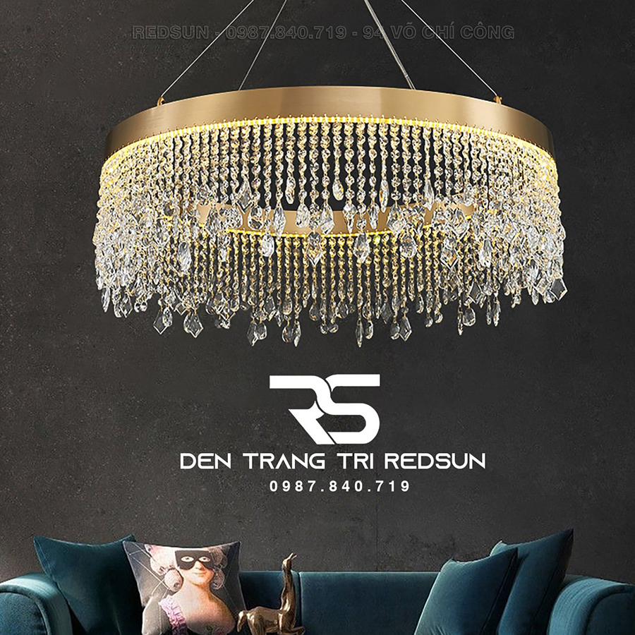 Đèn Thả Pha Lê Phòng Khách, Phòng Ngủ, Bàn Ăn Hiện Đại TPL035