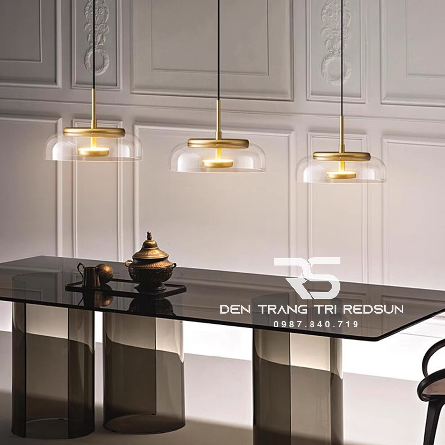 Đèn Thả Trần Hiện Đại Bắc Âu Choá Thuỷ Tinh CDT-L009