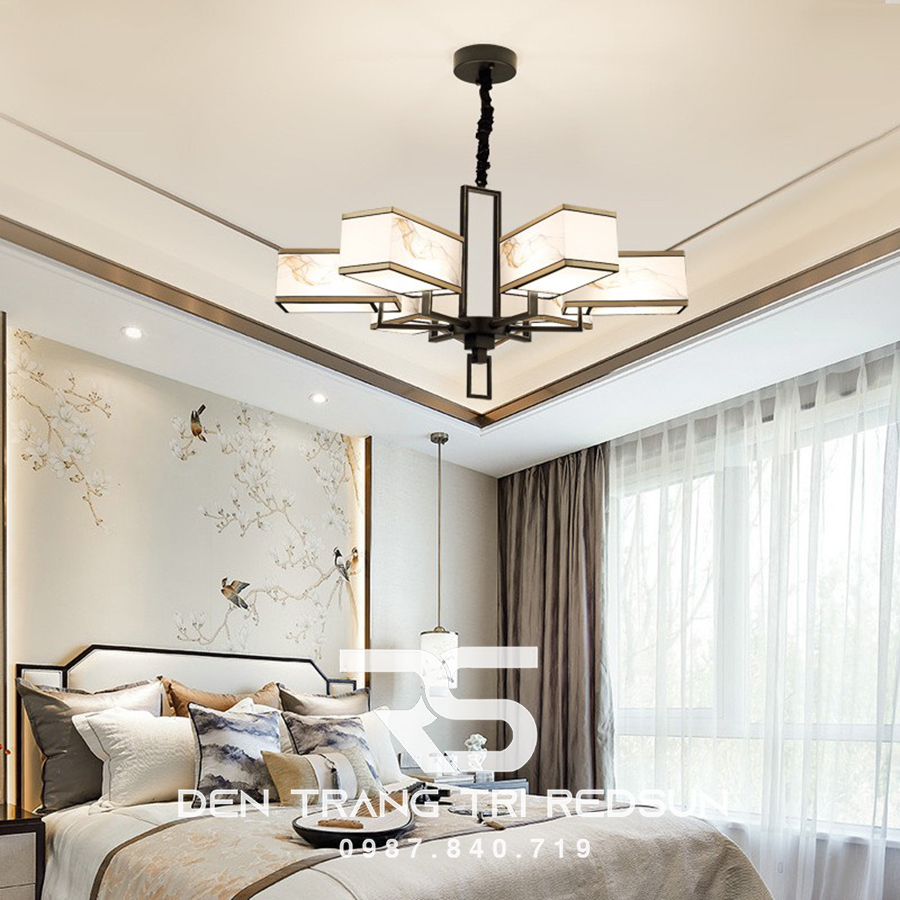 Đèn Chùm Phòng Khách Hiện Đại Phong Cách Indochine IDC-004