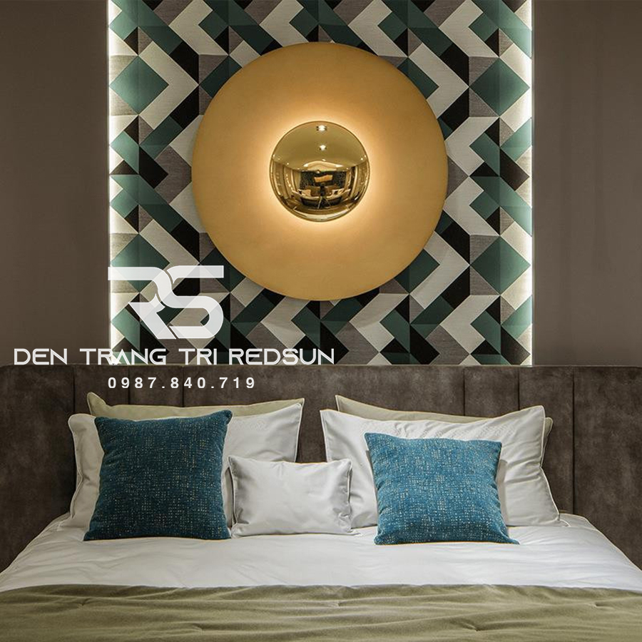 Đèn Tường Trang Trí Phòng Khách, Phòng Ngủ, Cầu Thang Hình Đĩa Bay Phong Cách Bắc Âu  DT-124