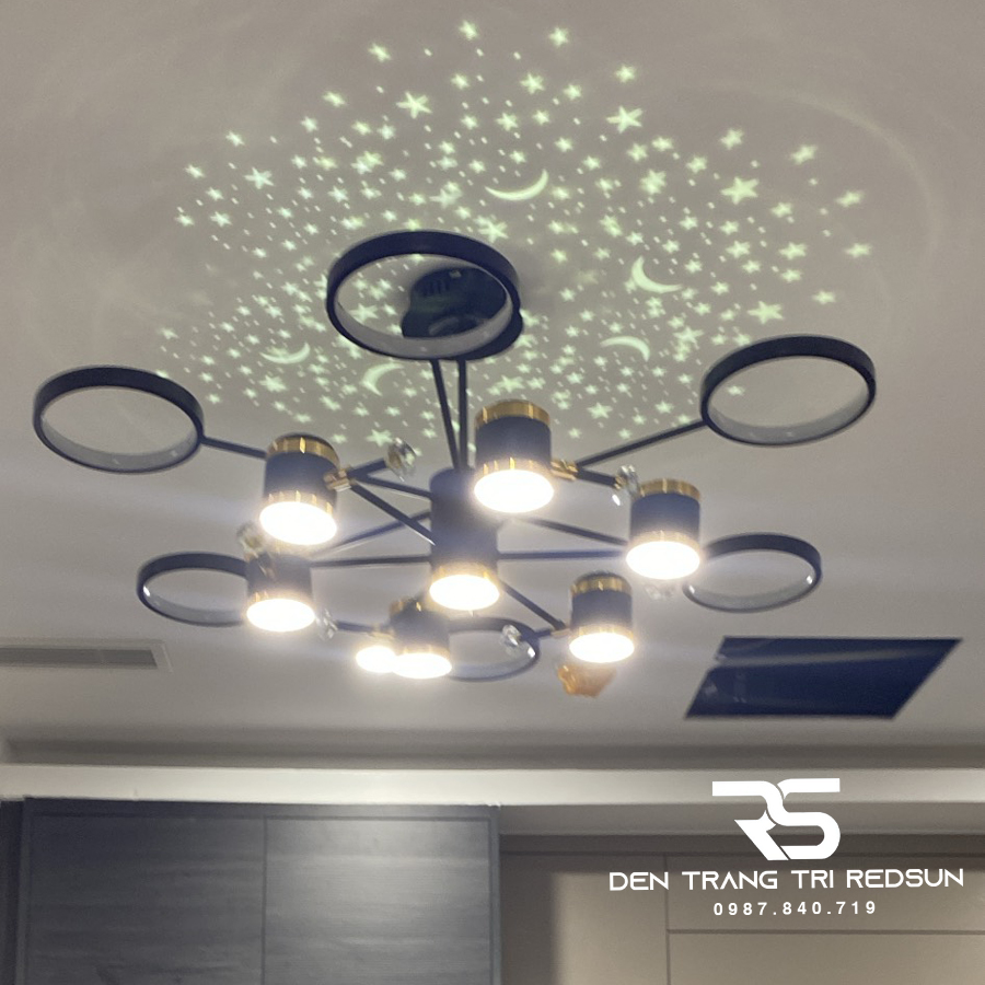 Đèn Chùm Phòng Khách Hiện Đại Dáng Tròn DC-1034