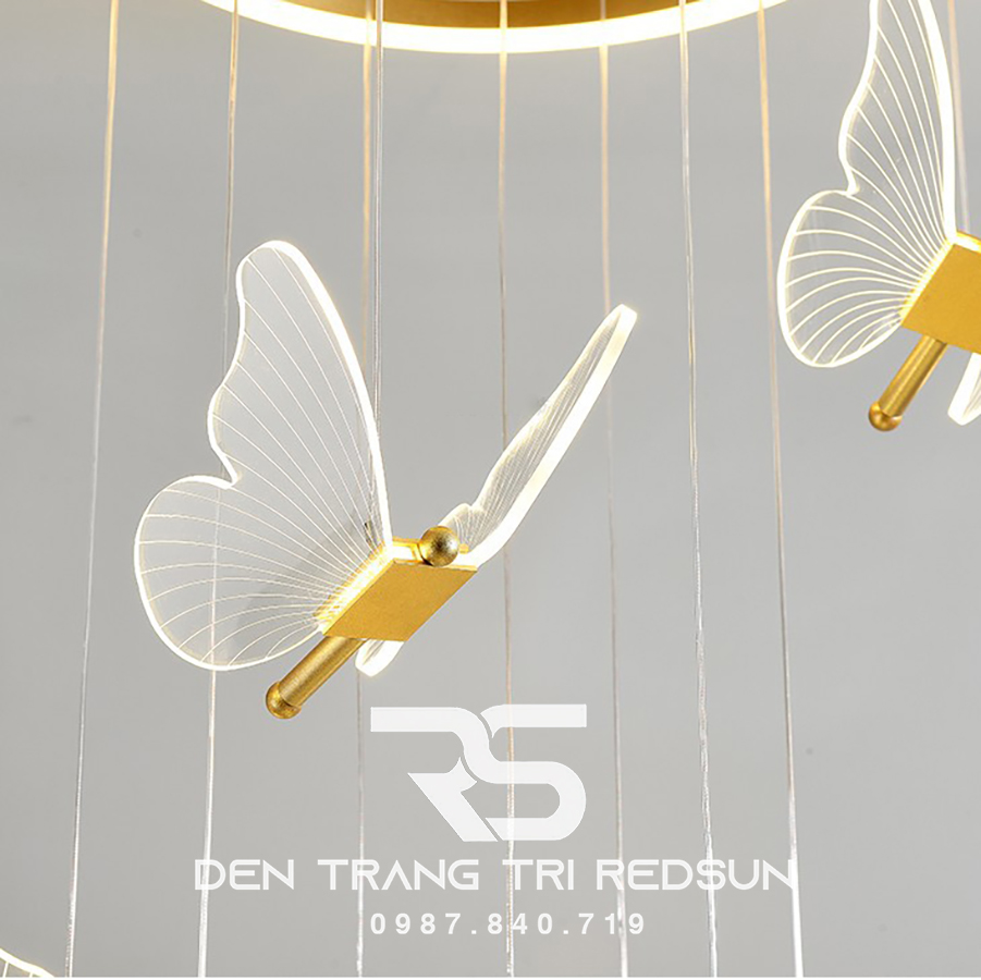 Đèn Thả Trần Hiện Đại Lắp Thông Tầng Cầu Thang, Phòng Khách, Bàn Ăn HTK039