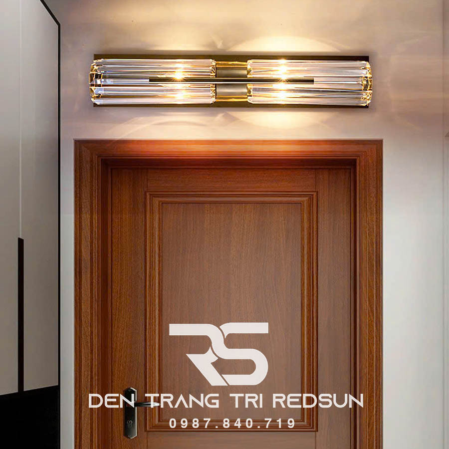 Đèn Tường Trang Trí Phòng Khách, Phòng Ngủ, Cầu Thang Phong Cách Bắc Âu Chất Liệu Pha Lê DTP-003