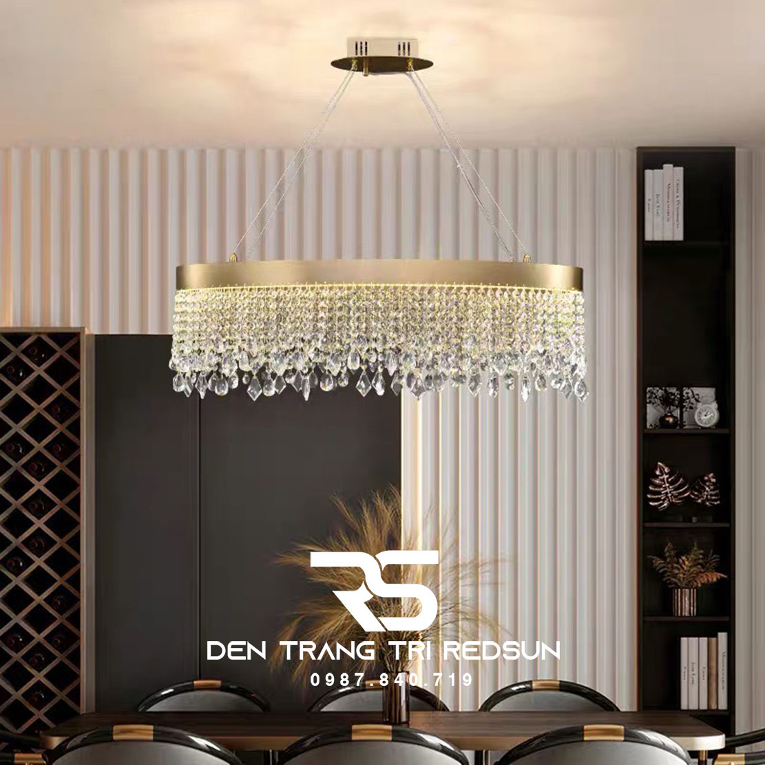 Đèn Thả Pha Lê Phòng Khách, Phòng Ngủ, Bàn Ăn Hiện Đại TPL035