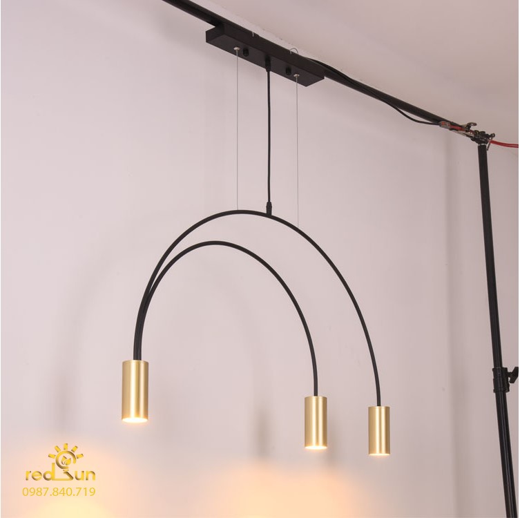 Đèn chùm hiện đại cánh cung 3 bóng rọi DC-T069
