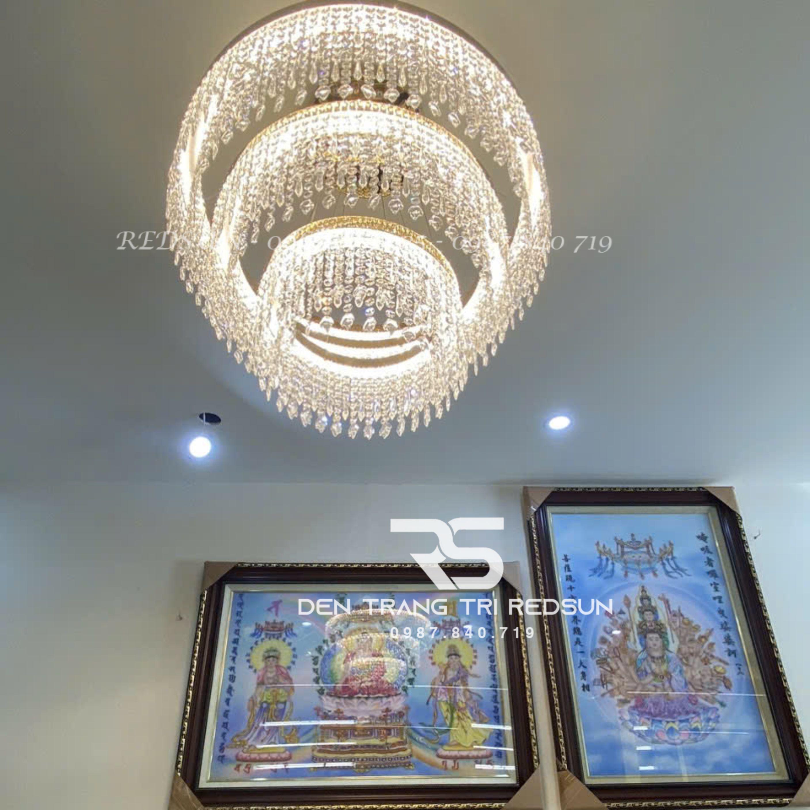 Đèn Thả Pha Lê Phòng Khách, Phòng Ngủ, Bàn Ăn Hiện Đại TPL035