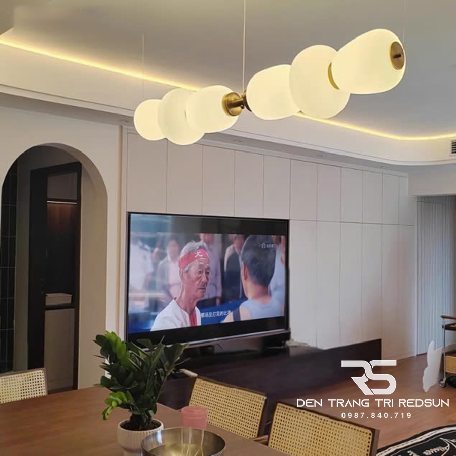 Đèn Thả Bàn Ăn Hiện Đại Phong Cách Bắc Âu Dáng Dài DC-T097