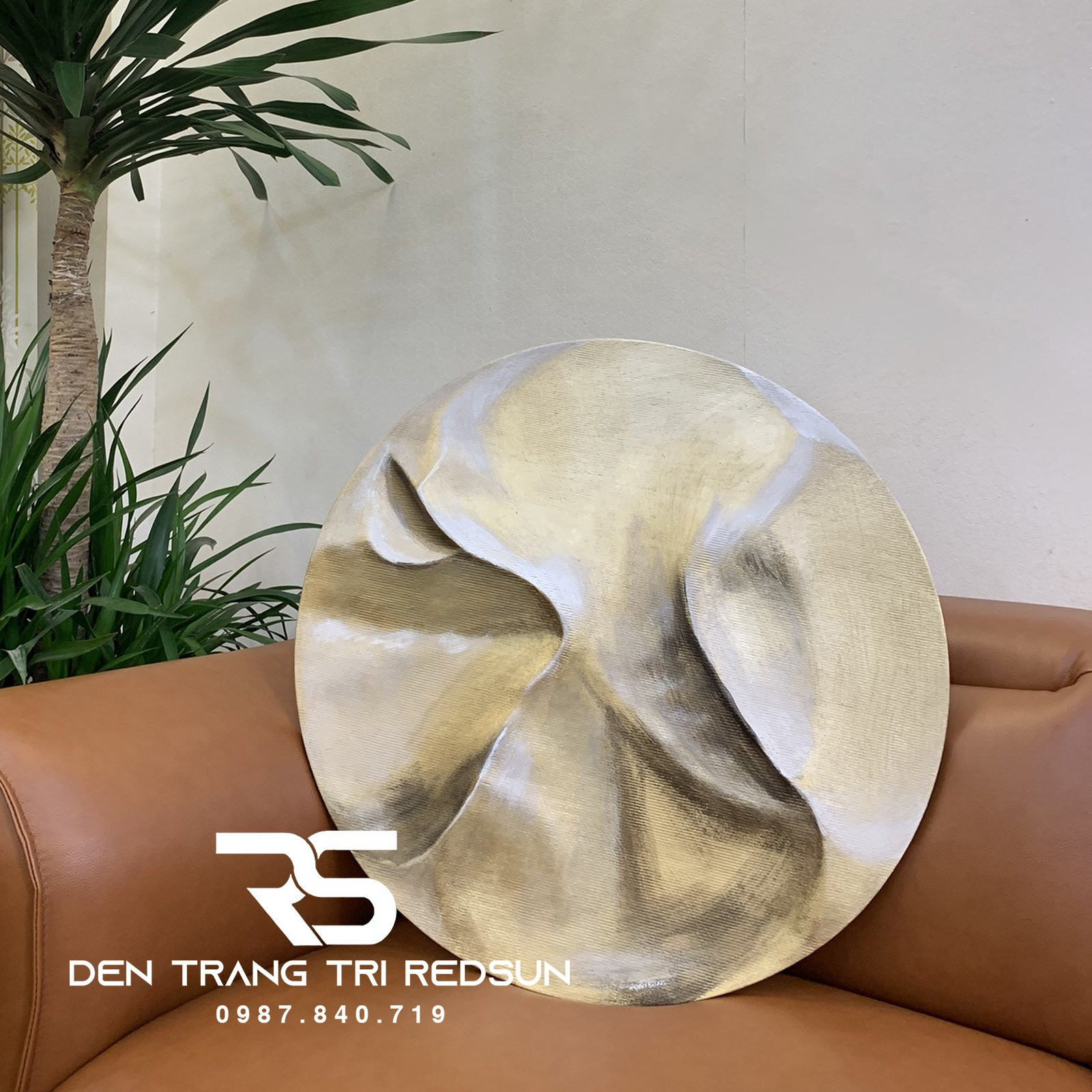 Tranh Treo Tường Thủ Công Trang Trí Phòng Khách, Phòng Ngủ, Hành Lang Phong Cách Trừu Tượng Hiện Đại DDC-022