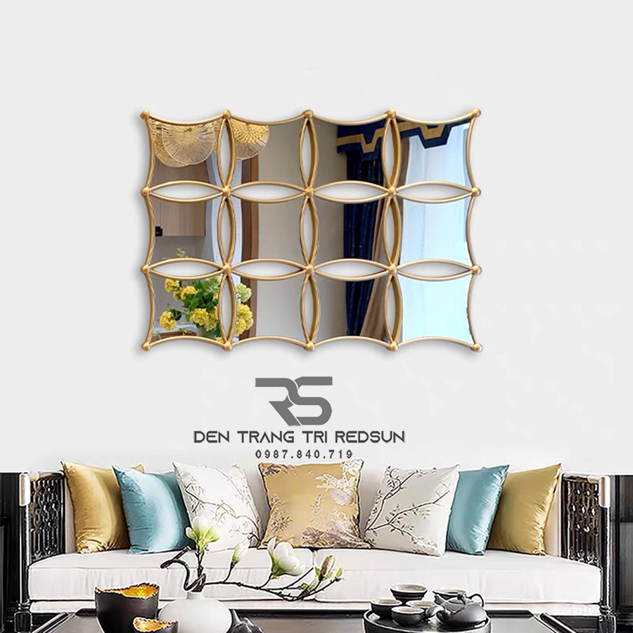 Gương Treo Tường Toàn Thân Trang Trí Phòng Khách, Phòng Ngủ, Nhà Tắm GDC-002