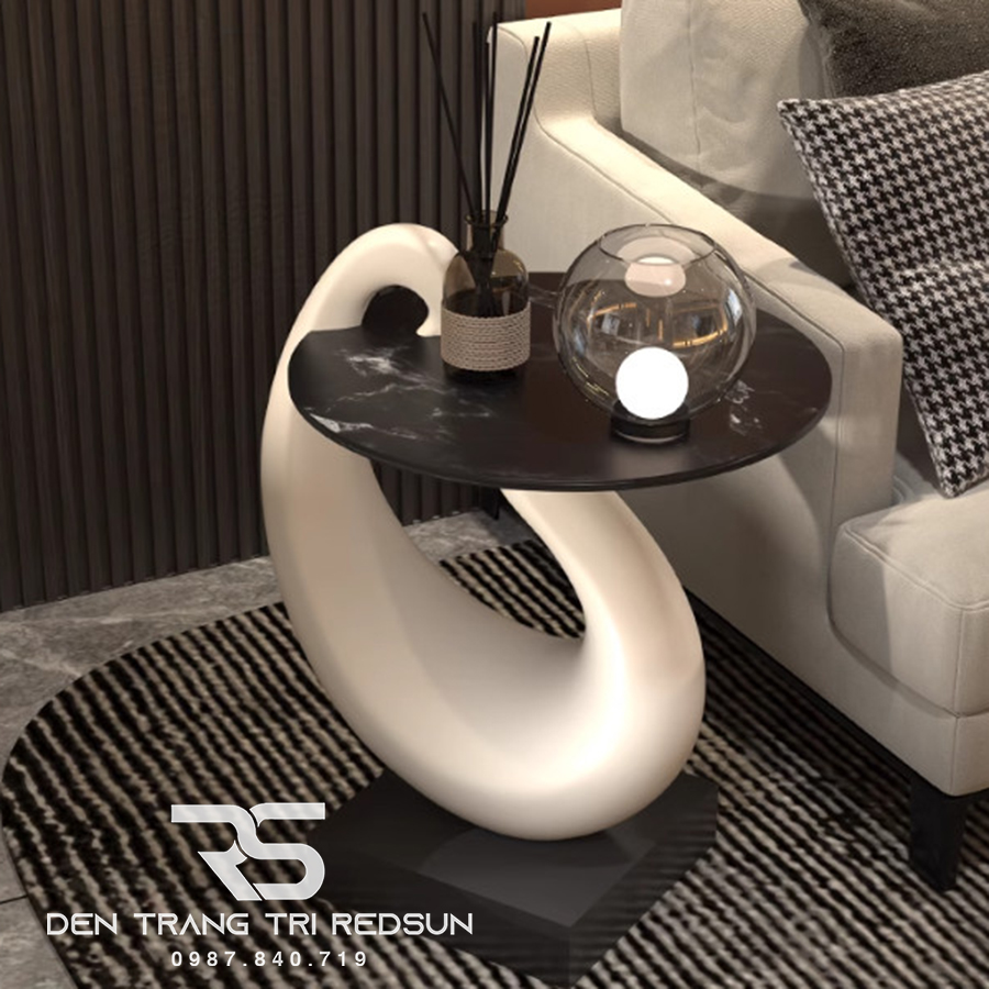 Bàn Để Góc Trang Trí Nội Thất Trừu Tượng Hiện Đại Hình Thiên Nga Phong Cách Pháp DDC-ZG003