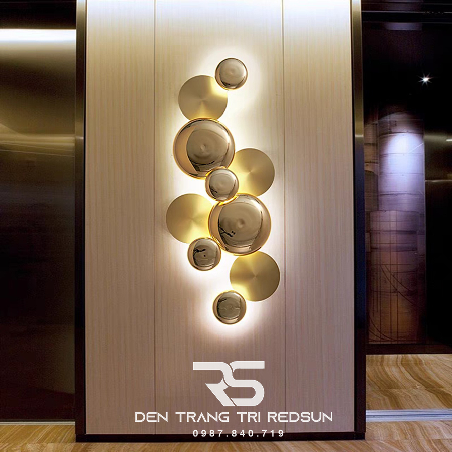 Tranh Đèn Treo Tường Nghệ Thuật Trang Trí Phòng Khách, Phòng Ngủ, Hành Lang Phong Cách Bắc Âu DDC-024