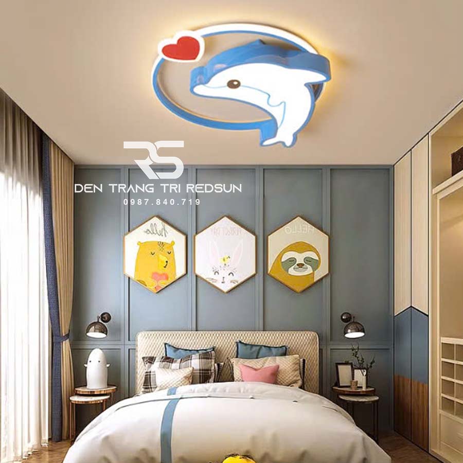 Đèn Mâm Ốp Trần Phòng Ngủ Trẻ Em MN087