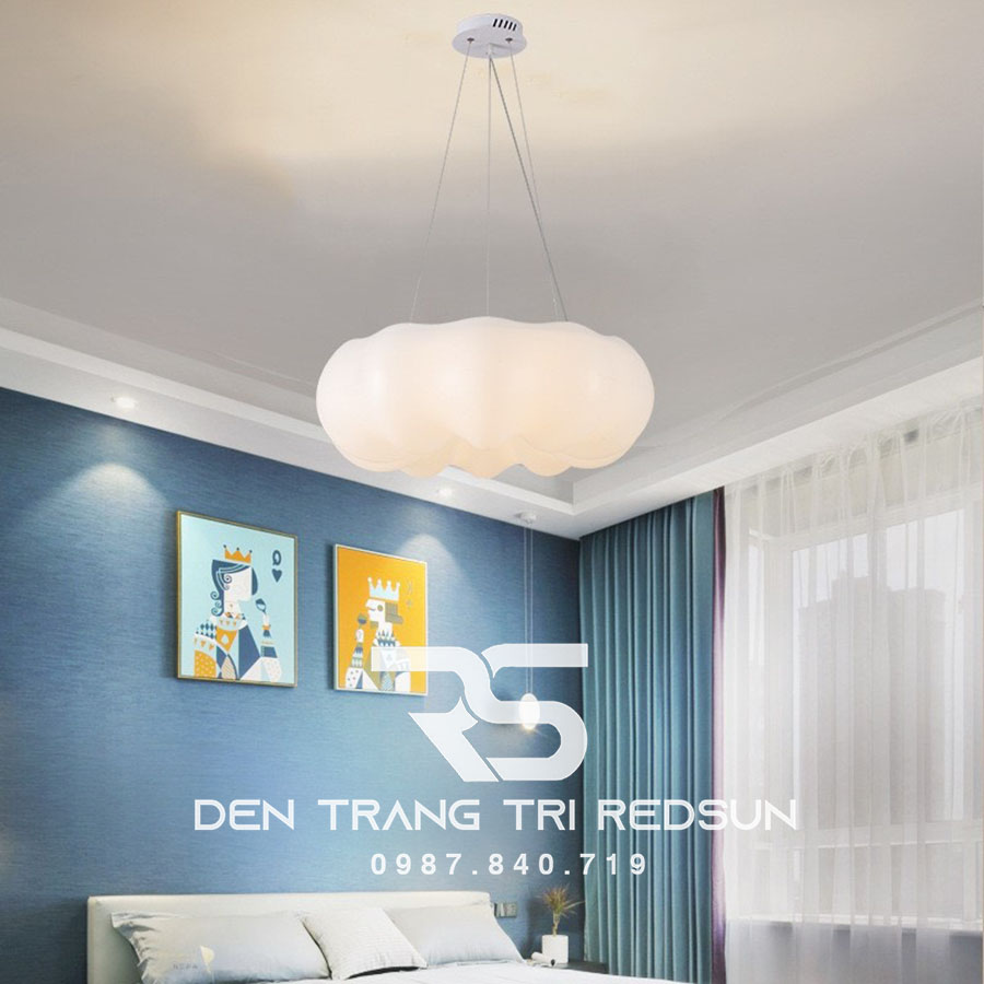 Đèn Thả Trần Phòng Khách, Phòng Ngủ, Bàn Ăn Hiện Đại Phong Cách Bắc Âu Chất Liệu Mica DC-L058