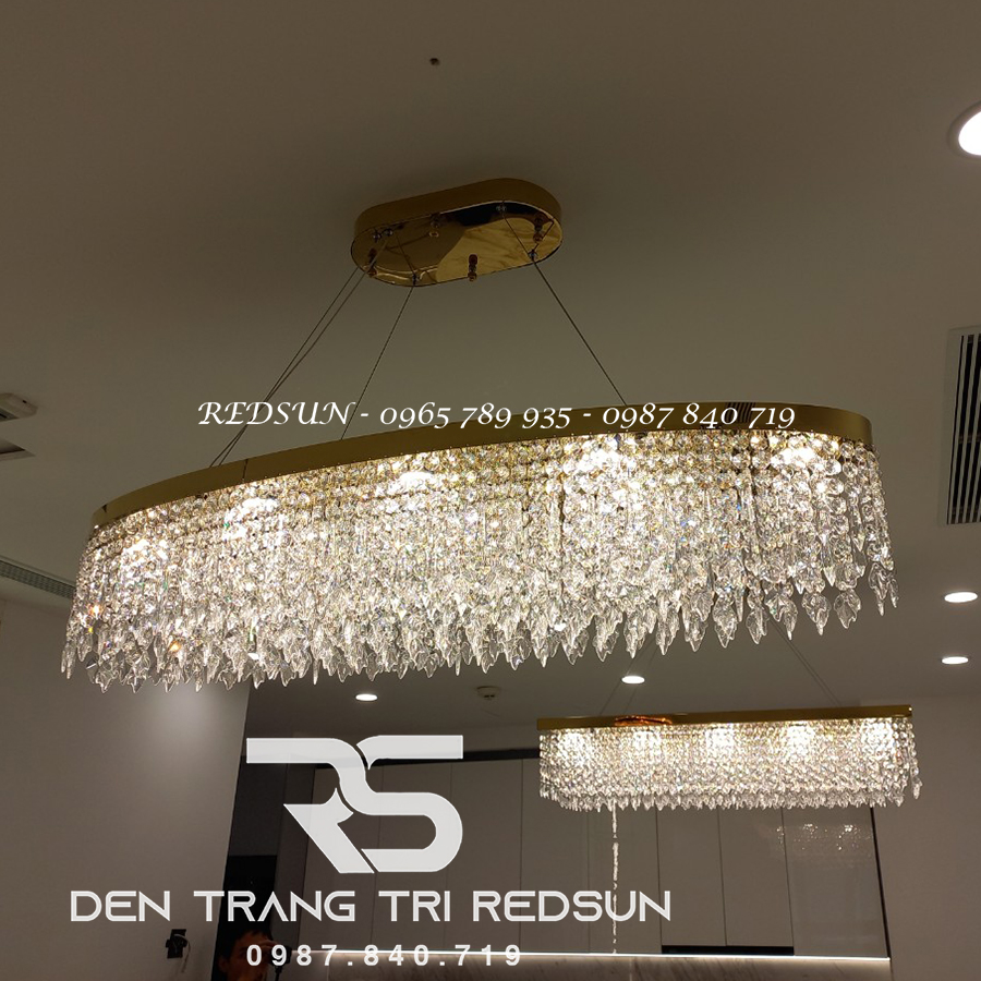 Đèn Thả Pha Lê Phòng Khách, Phòng Ngủ, Bàn Ăn Hiện Đại TPL035