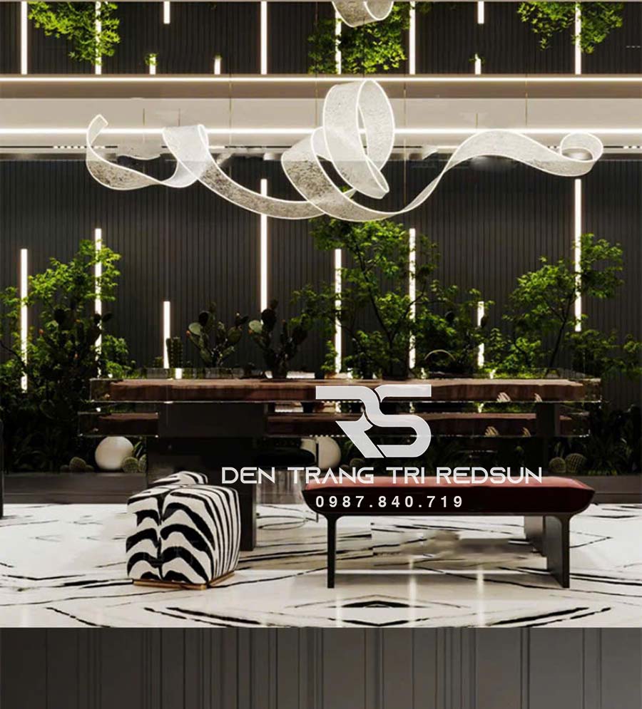 Đèn Thả Hiện Đại Dáng Dải Lụa Acrylic Kiểu Mới Phong Cách Bắc Âu DC-T104