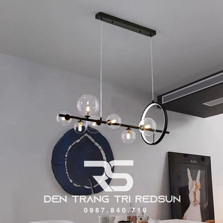 Đèn Thả Bàn Ăn Hiện Đại Phong Cách Bắc Âu Choá Thuỷ Tinh DC-L035