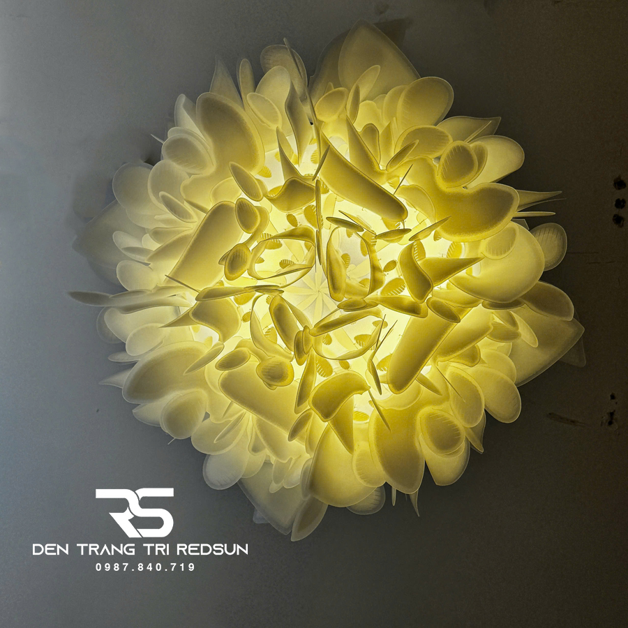 Đèn Chùm Phòng Khách, Phòng Ăn, Phòng Ngủ Hiện Đại Lông Vũ Phong Cách Pháp DC-L062