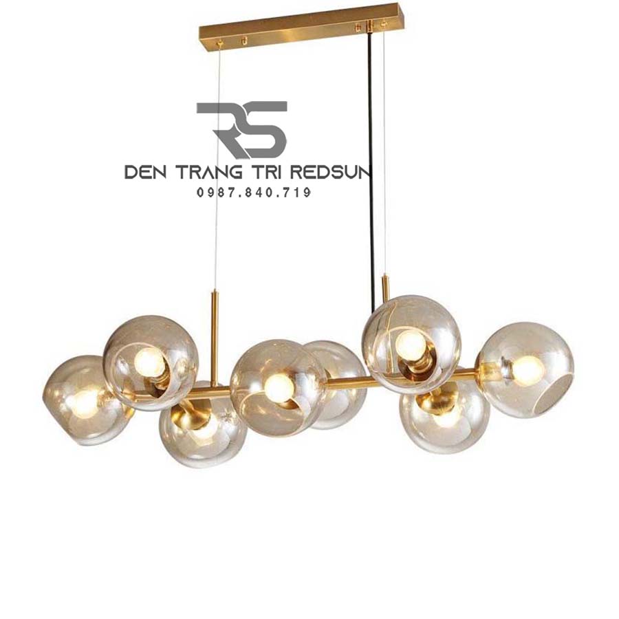 Đèn Thả Bàn Ăn Hiện Đại Phong Cách Bắc Âu Choá Thuỷ Tinh DC-1007