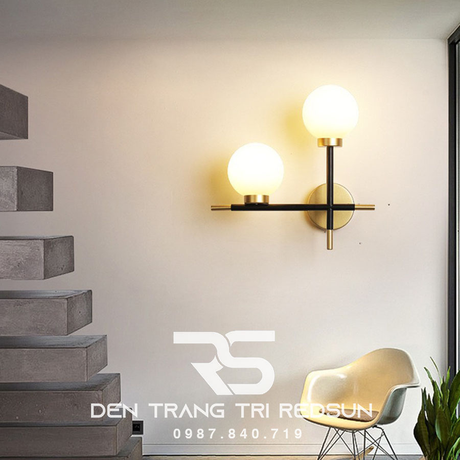 Đèn Tường Trang Trí Phòng Khách, Phòng Ngủ, Cầu Thang Phong Cách Bắc Âu DT-107