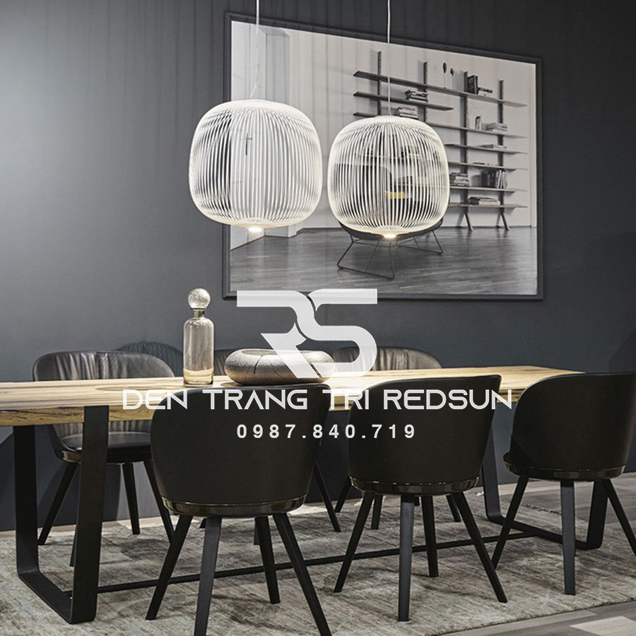 Đèn Thả Lồng Sắt Phong Cách Bắc Âu CDT-T041 Dáng B